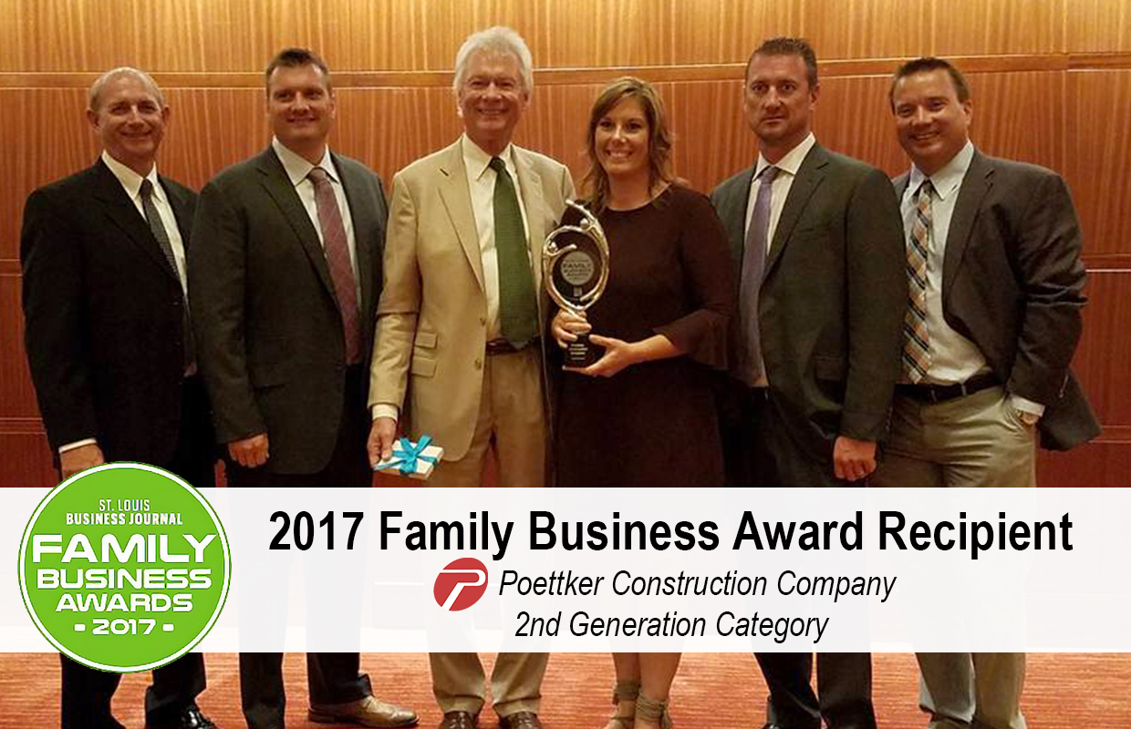 2017 Family Business Award Recipient | Poettker Construction 2017 Family Business Award Recipient | Poettker Construction