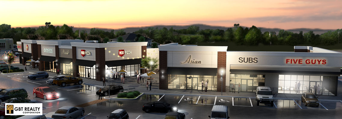 The Shoppes at Richland Creek | Poettker Construction & GBT Realty shopping center development