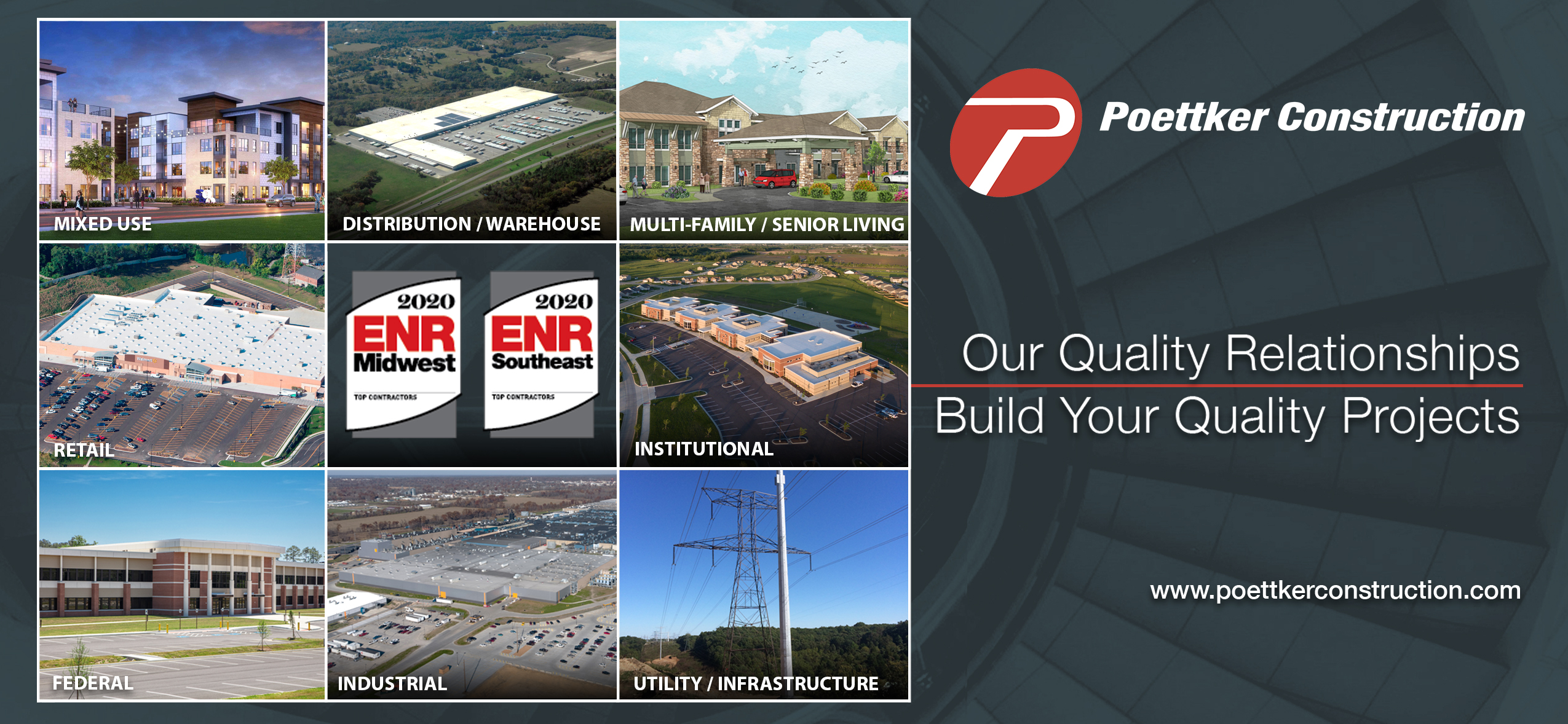 2020 Company Milestones | Poettker Construction 2020 Company Milestones, achieve